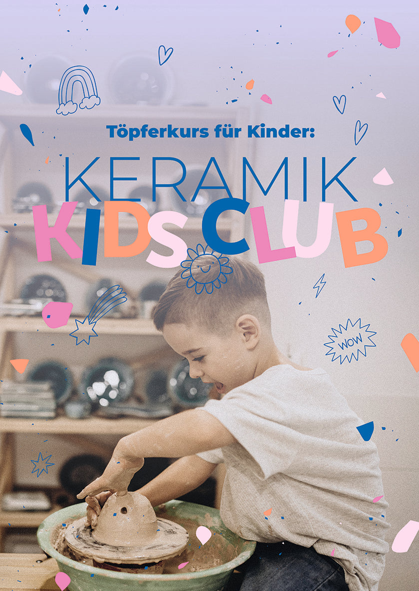 Keramik Kids Club – Schnupperkurs an der Drehscheibe
